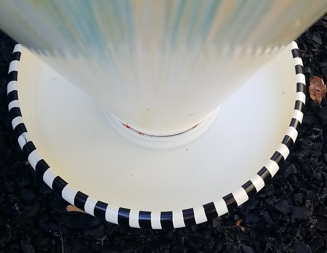 MacKENZIE CHILDS RETIRED Outdoor Metal  Toad Stool- Large