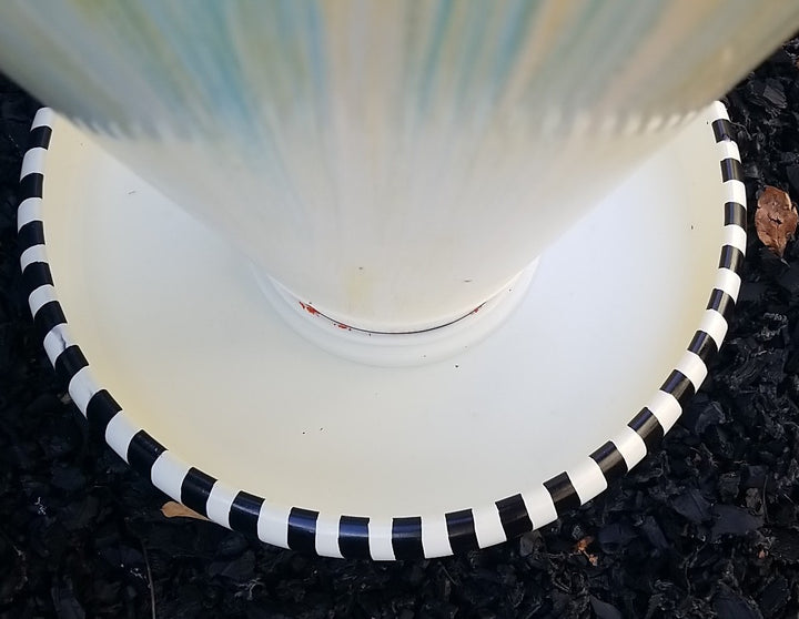 MacKENZIE CHILDS RETIRED Outdoor Metal  Toad Stool- Large