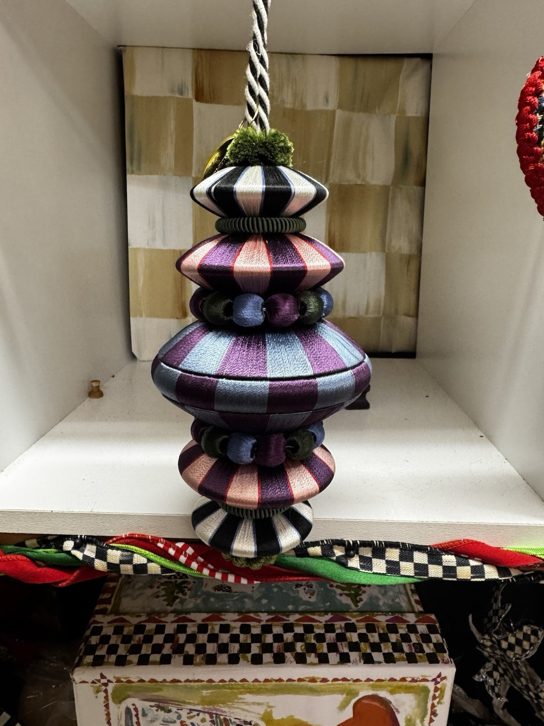 MacKenzie Childs Moonlight Garden Lolo Tassel With Tag- Retired