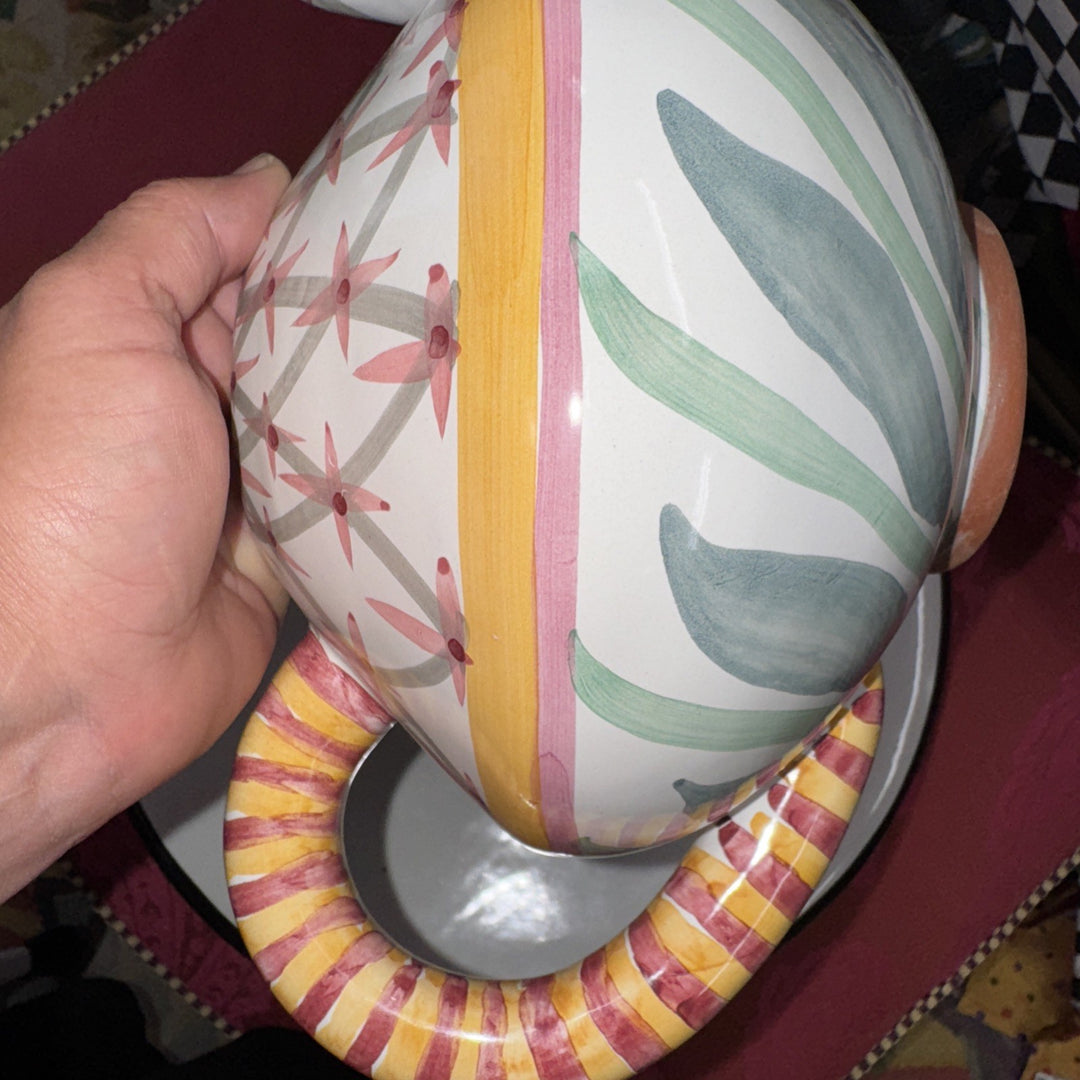 Mackenzie Childs Ceramic Brighton pavilion  Teapot- Retired