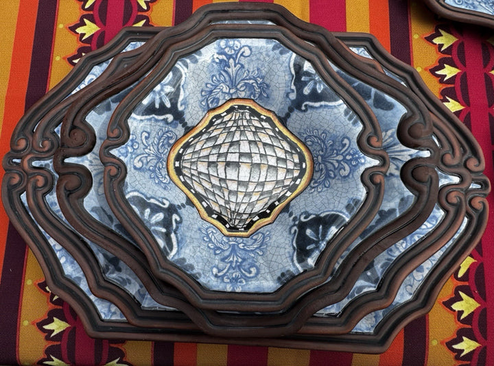 Victoria and Richard MacKenzie-Childs Emprise Superfluous 8” Sauce Bowl