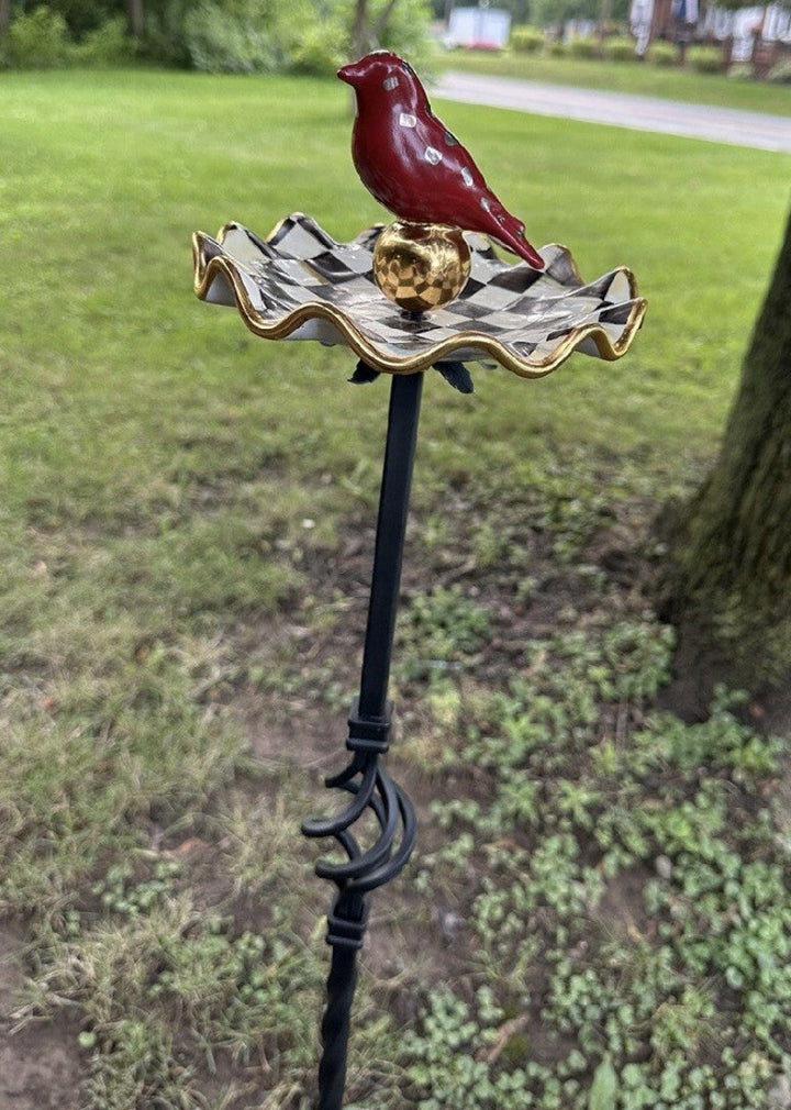 Fabricated Metal Stake 42” To Fit Mackenzie Childs Ceramic  Garden Ball