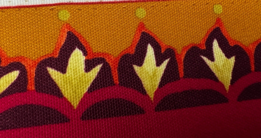 MacKenzie Childs Fabric By The 1/2 Yard Outdoor Sunburst Fabric New
