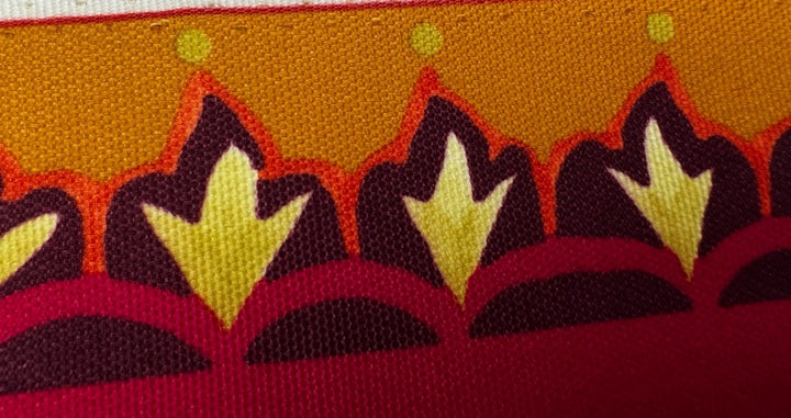 MacKenzie Childs Fabric By The 1/2 Yard Outdoor Sunburst Fabric New