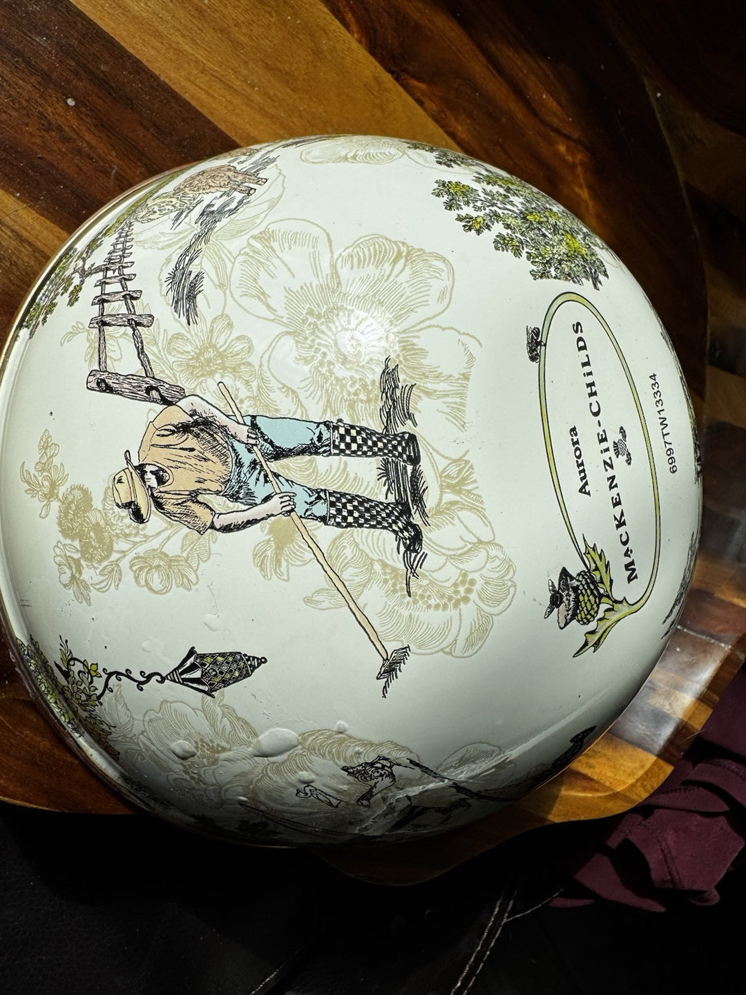 Mackenzie Childs Aurora Enamel 7.5” X3.5” Everyday  Bowl Retired