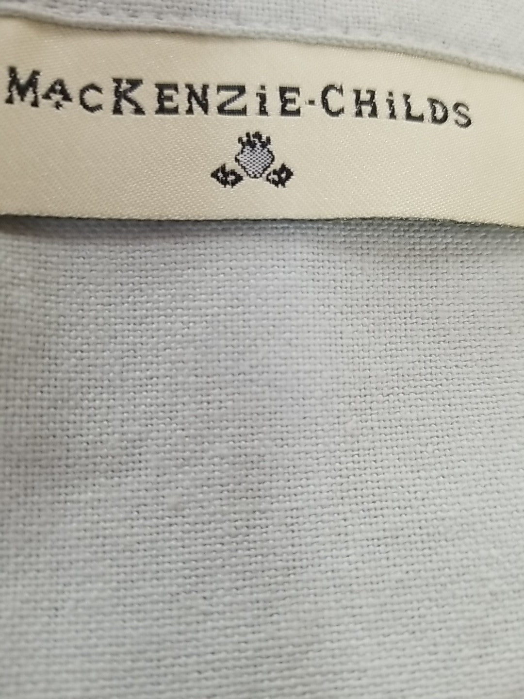 Brand New Mackenzie Childs Gingham Bunny Dish Towel-retired