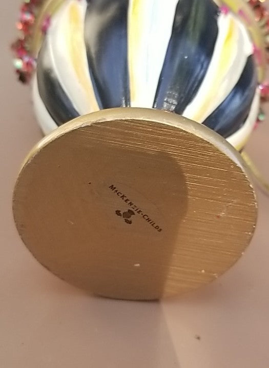 MacKenzie-Childs Sugarplum  Small BOTTLE BRUSH TREE Retired